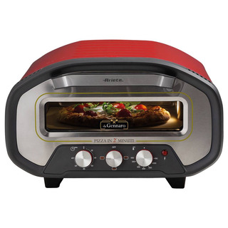 3901 profesionální pizza pec s kamenem, červená