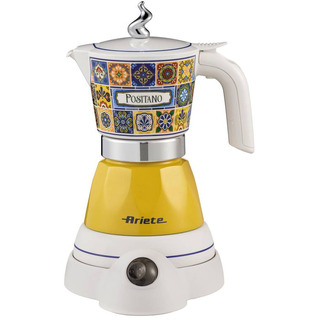 1358 Positano Moka Aroma elektrická moka konvička, žlutá