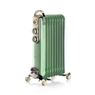838/04 zelený olejový radiátor (9 topných článků)