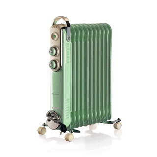 839/04 zelený olejový radiátor (11 topných článků)
