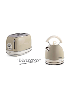 ARIETE SET Vintage 155/13 toastovač + 2877/03 rychlovarná konvice