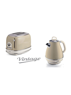 ARIETE SET Vintage 155/13 toastovač + 2869/03 rychlovarná konvice