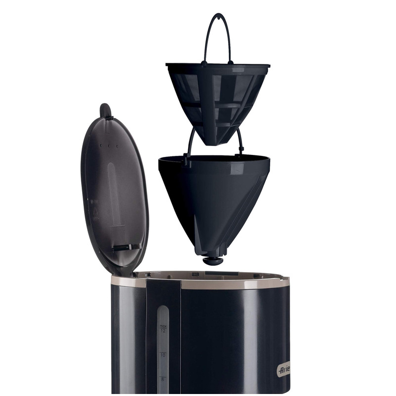 ARIETE 1394 Coffee Machine Drip tmavě šedý kávovar na překapávanou kávu