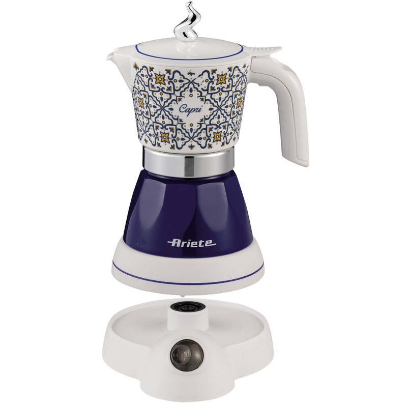 Ariete 1358 Capri Moka Aroma elektrická moka konvička, modrá