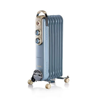 ARIETE 837/05 modrý olejový radiátor (7 topných článků)