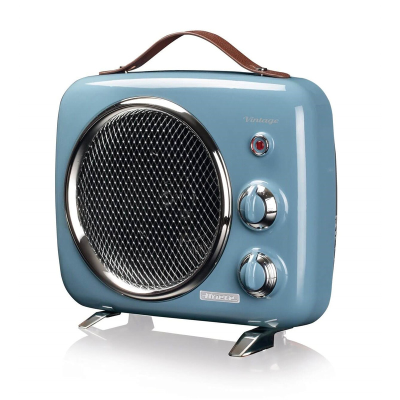ARIETE 808/05 Vintage teplovzdušný ventilátor, modrý