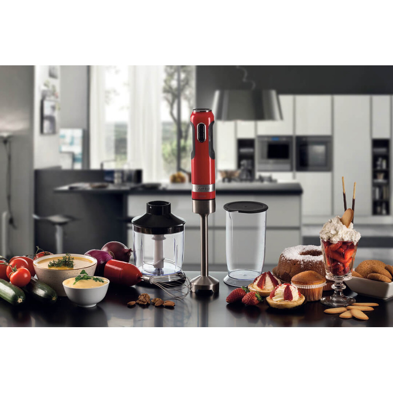 Ariete 602 Moderna tyčový mixér 3v1 1000 W, červený