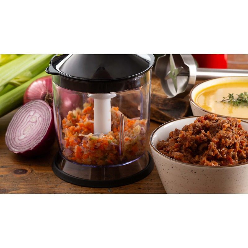 Ariete 602 Moderna tyčový mixér 3v1 1000 W, červený