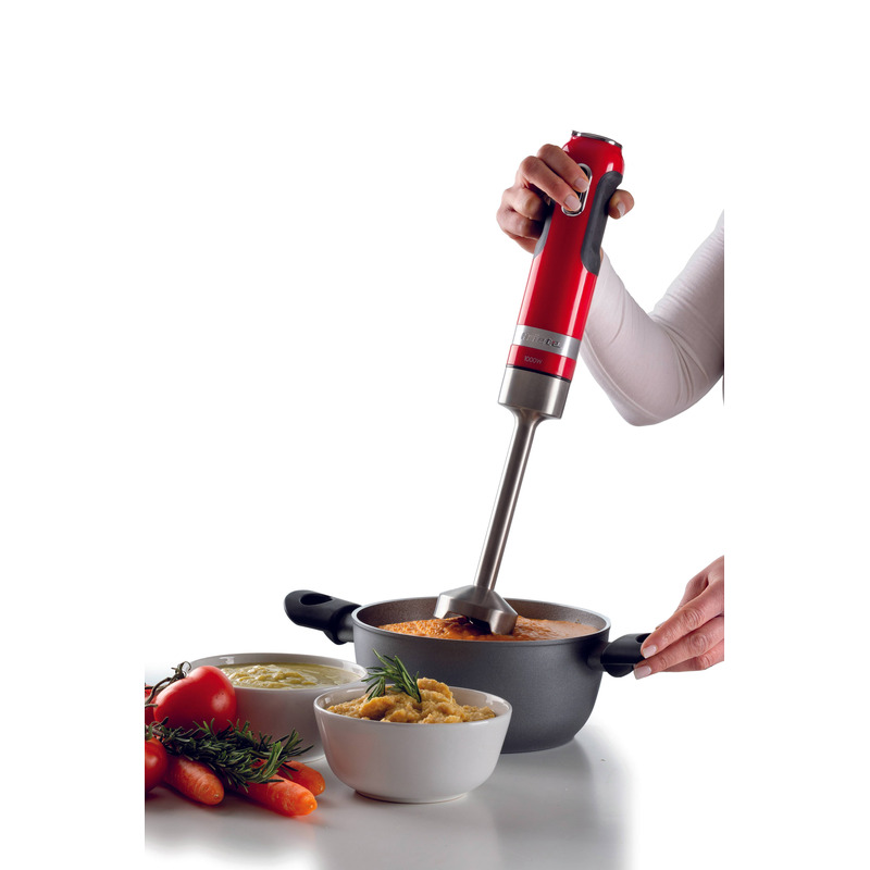 Ariete 602 Moderna tyčový mixér 3v1 1000 W, červený